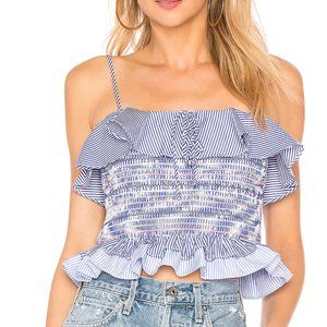 Smocked Ruffle Top